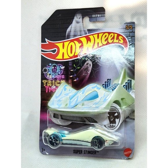 2009 Mattel Hot Wheels Trick Or Treat DXT91 Super Stinger Die-cast 1:64 Car - Picture 8 of 16